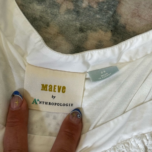 Maeve by Anthropologie short dress with balloon sleeves size 2X plus size NWOT - Picture 3 of 4